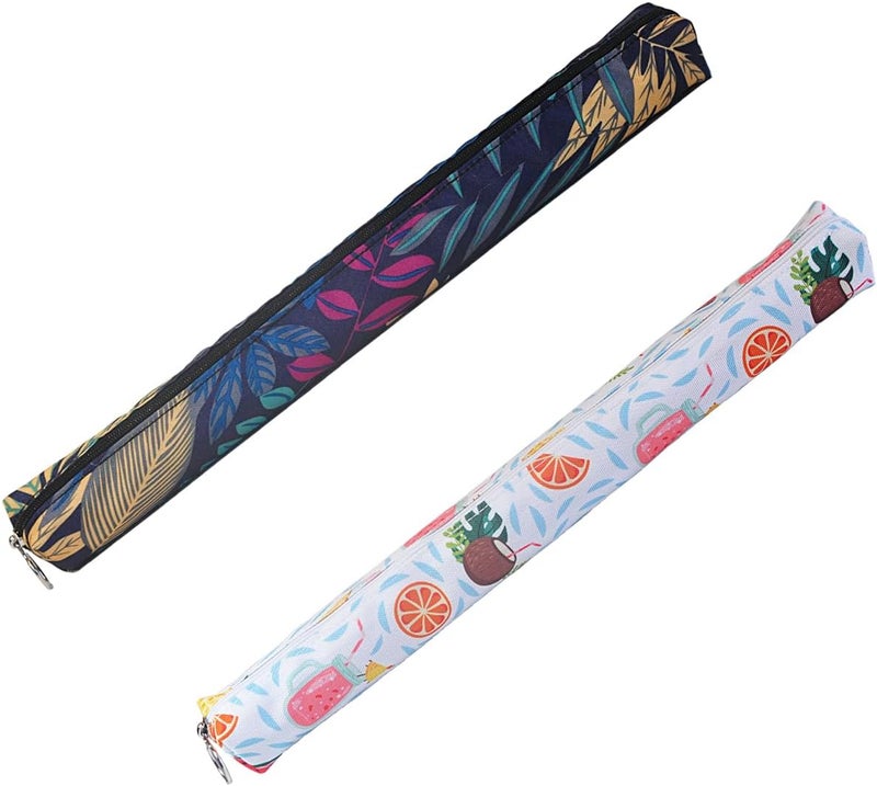 Farcaya Recorder Case Bag Only Storage Soprano Descant Flute Music Instrument Portable for Gift (Fruit+Leaf) - Image 1